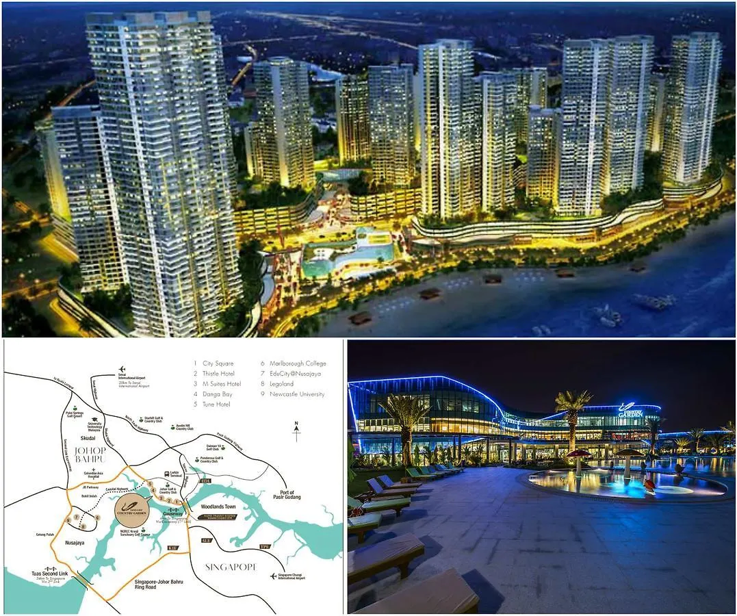 新山Country Garden Danga Bay公寓 马来西亚